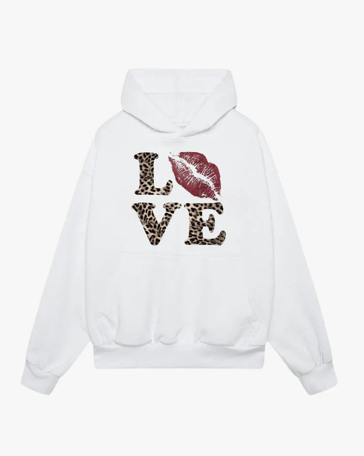 Winter Love Hoodie - White