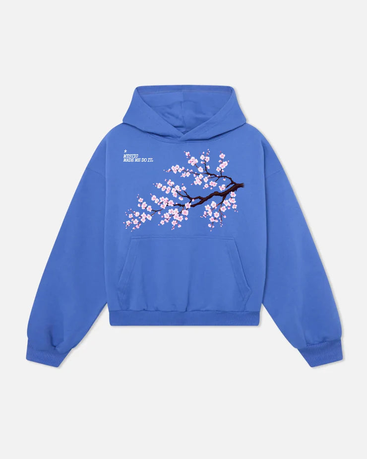 Fallen Sakura Hoodie - Blue