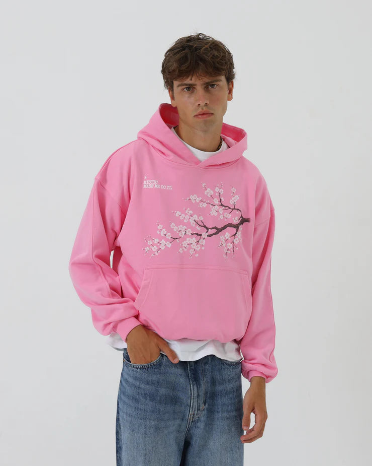Fallen Sakura Hoodie - Pink