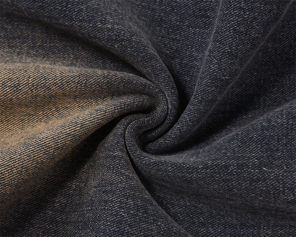 Flared Denim Trousers