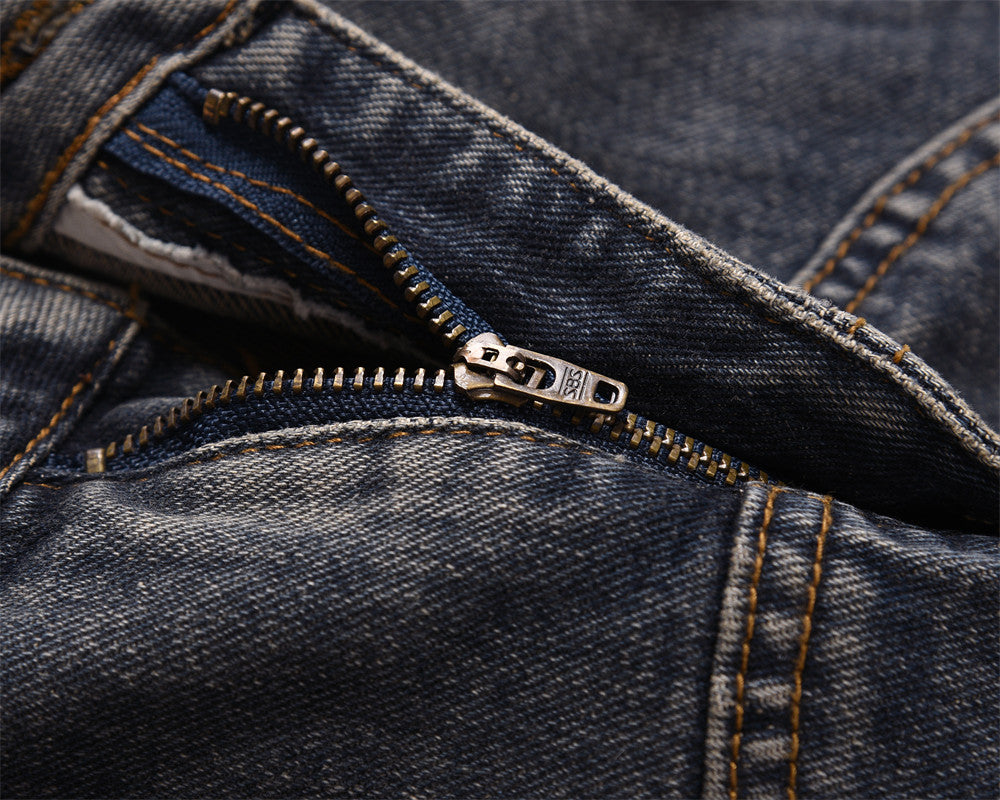 Flared Denim Trousers