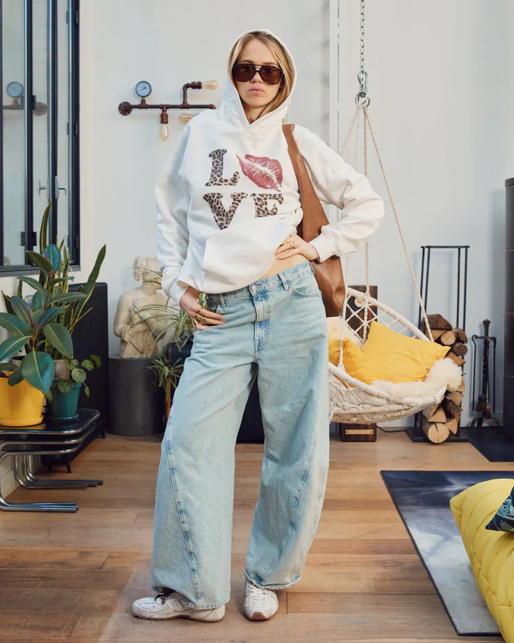 Winter Love Hoodie - White