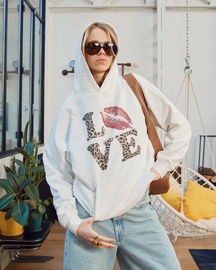 Winter Love Hoodie - White