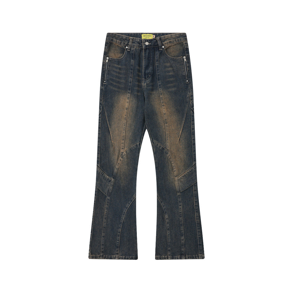 Washed Old Cargo Jeans